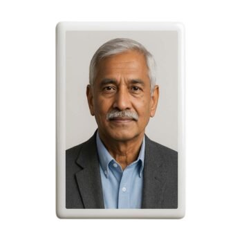 Memorial Photo Tile | Rectangle Ceramic headstone picture | Outdoor Plaque | Flat Grave Marker | Indian Cemetery Tribute